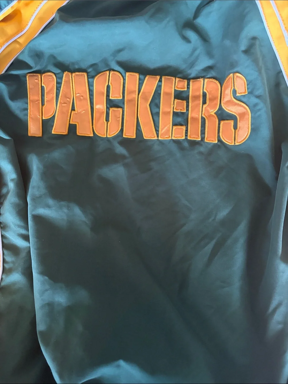 NFL Green Bay Packers Green and Yellow Pullover Jacket - GIII-Apparel